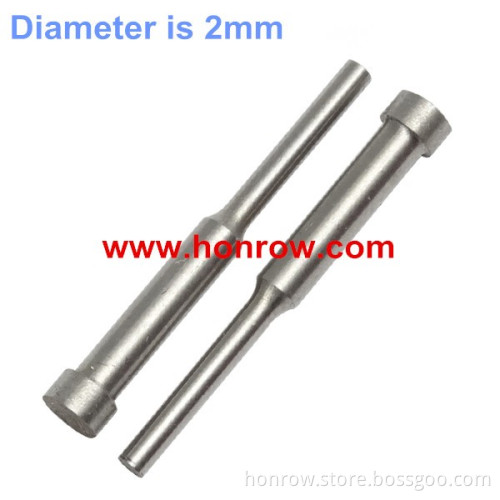 High quality 2 pcs Flip key pin remover used for flip remote key, the diameter is 2mm